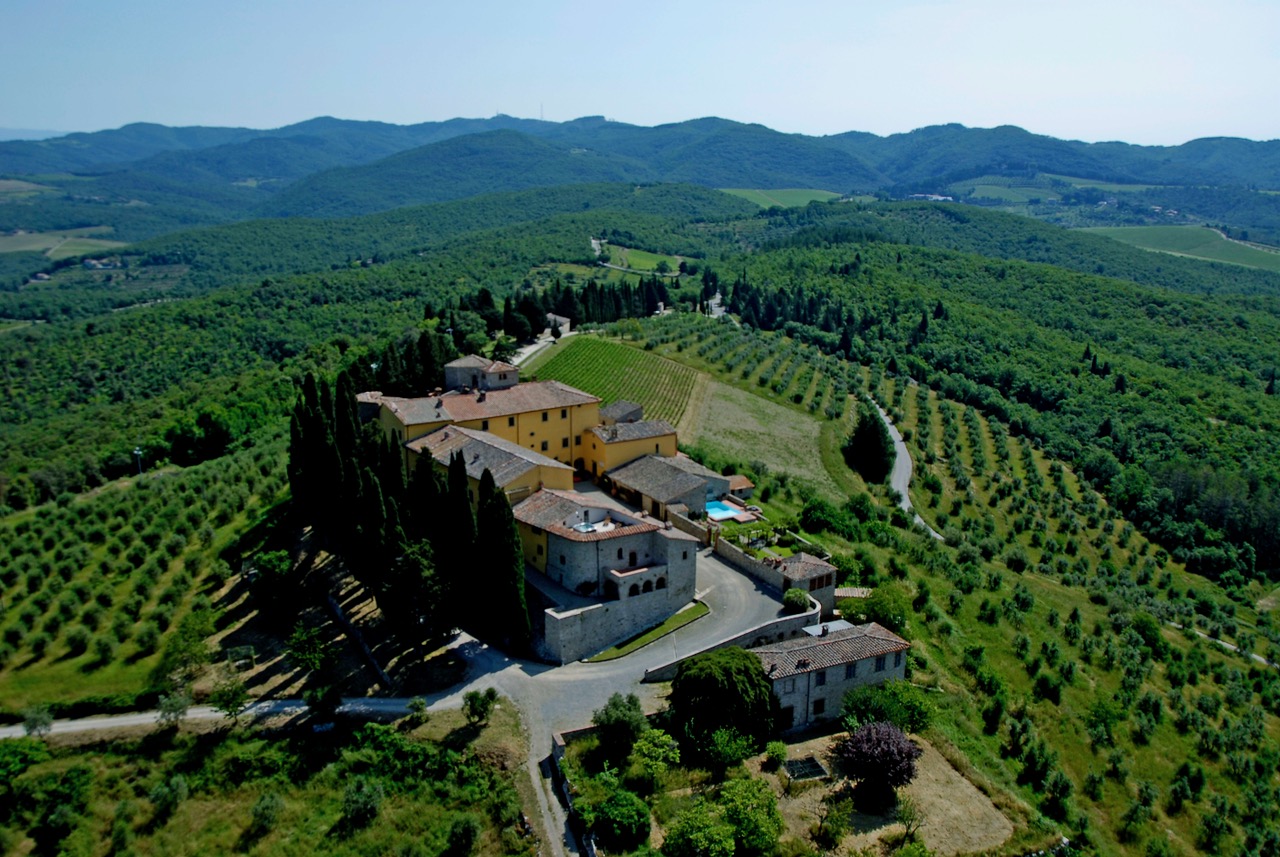 Castello di Cacchiano – pohled