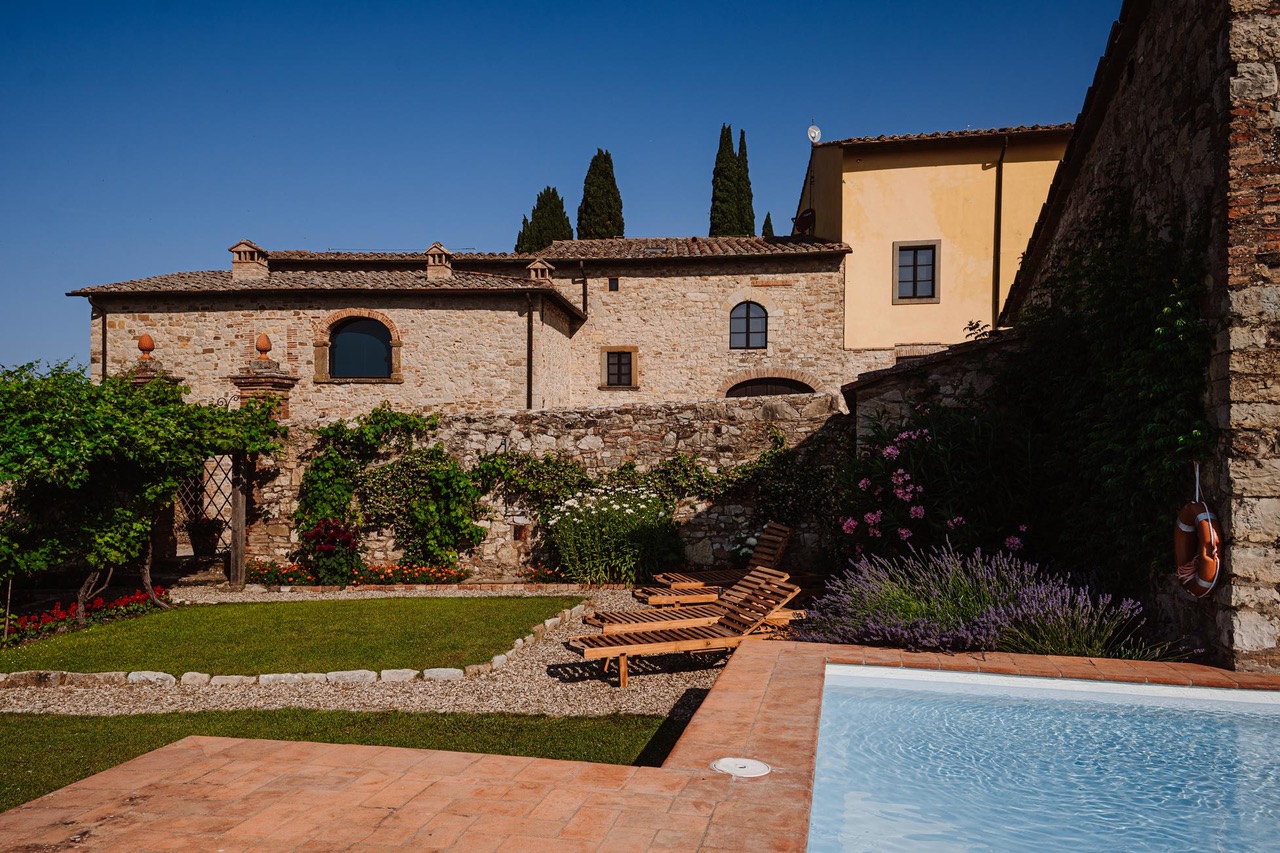 Castello di Cacchiano – exteriér